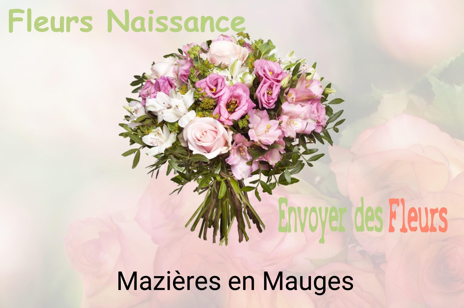 Bouquet de fleurs de naissance livré à Mazières-en-Mauges